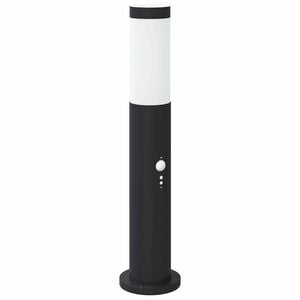vidaXL Borne lumineuse avec d&eacute;tecteur 50 cm en acier inoxydable IP44