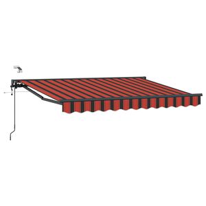 vidaXL Auvent r&eacute;tractable &eacute;lectrique 2,5 x 2 m