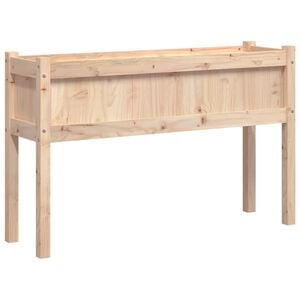 vidaXL Jardini&egrave;res avec pieds 110x31x70 cm bois de pin massif