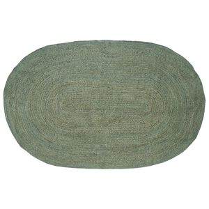 vidaXL Tapis de surface Vert olive 205 x 305 cm Jute