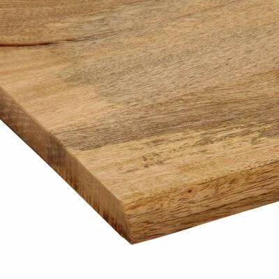 vidaXL Dessus de table 110x80x2,5 cm bord vivant bois massif manguier