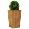vidaXL Jardini&egrave;res 2 pcs 45x45x75 cm acier r&eacute;sistant aux intemp&eacute;ries