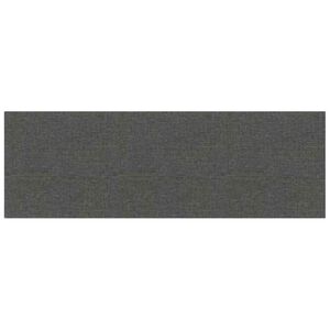 vidaXL T&ecirc;te de lit murale 12 pc 90 x 30 cm Gris fonc&eacute; tissu