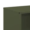 vidaXL Portant de bois chauffage vert olive 40x30x75 cm