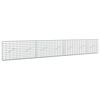 vidaXL Gabion avec Fil de 3,5 mm et Maille de 5x10 cm 350x10x50 cm