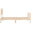 vidaXL Cadre de lit sans matelas 90x200 cm bois de pin massif