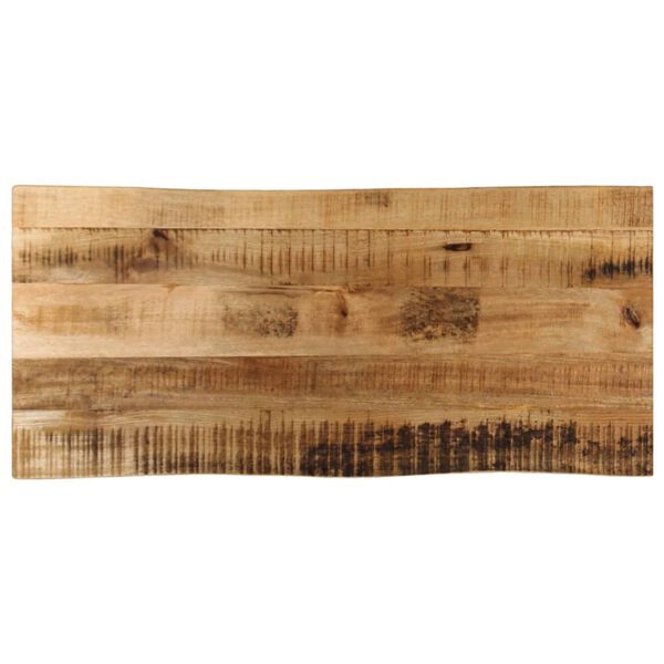 vidaXL Dessus de table bord vivant 80x40x3,8 cm bois de manguier brut