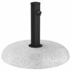 vidaXL Pied de parasol 20.9 kg Gris clair B&eacute;ton Rond
