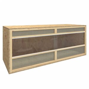 vidaXL Terrarium Bois d'ing&eacute;nierie 120x50x50 cm