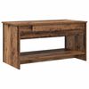 vidaXL Table basse Ch&ecirc;ne noir 80 x 50,5 x 41,5 cm Bois d'ing&eacute;nierie