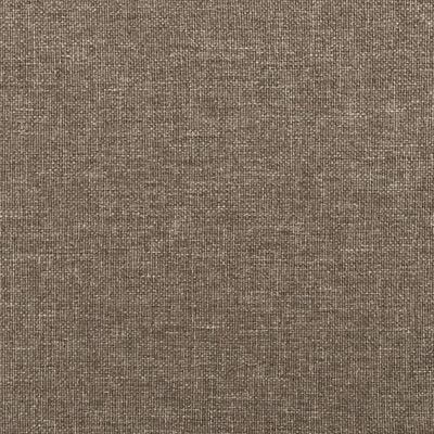 vidaXL Cadre de lit sans matelas taupe 100x200 cm tissu