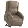 vidaXL Fauteuil inclinable de massage Cappuccino Similicuir