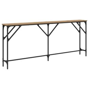 vidaXL Table console ch&ecirc;ne artisanal 180 x 23 x 75 cm