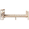 vidaXL Cadre de lit sans matelas 100x200 cm bois massif de pin