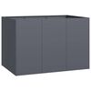 vidaXL Jardini&egrave;re anthracite 120x80x80 cm acier