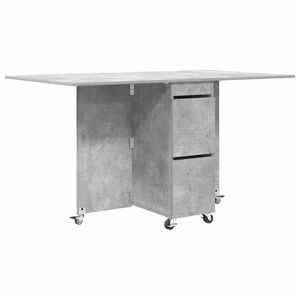 vidaXL Table &agrave; d&icirc;ner 2 pcs 140 x 80 x 77 cm Bois d'ing&eacute;nierie