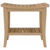 vidaXL Table d'appoint de salle de bain 50x35x45cm bois de teck solide