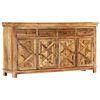 vidaXL Buffet avec 4 tiroirs 160x40x85 cm Bois massif de manguier