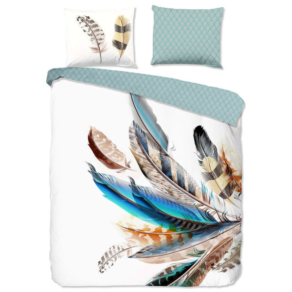 Good Morning Housse de couette FEATHER 140x200/220 cm Multicolore