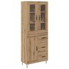 vidaXL Haut Armoire Ch&ecirc;ne artisanal 69,5 x 34 x 90 cm