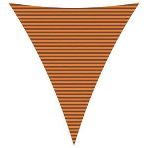vidaXL Voile d'ombre Orange et marron 5 x 6 x 6 m