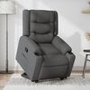 vidaXL Fauteuil inclinable Gris fonc&eacute; Tissu