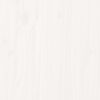 vidaXL Salon de jardin 3 pcs blanc bois massif de pin