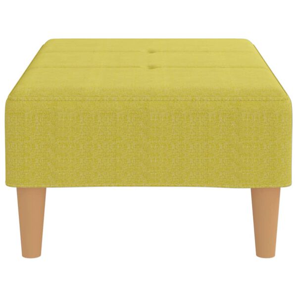 vidaXL Repose-pied Vert 78x56x32 cm Tissu