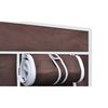 vidaXL Garde-robe Tissu Marron