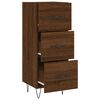 vidaXL Buffet Ch&ecirc;ne marron 34,5x34x90 cm Bois d'ing&eacute;nierie