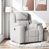 vidaXL Fauteuil inclinable gris nuage tissu