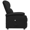 vidaXL Fauteuil inclinable &eacute;lectrique Noir Similicuir
