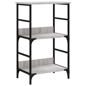 vidaXL Biblioth&egrave;que sonoma gris 50x33x82 cm bois d'ing&eacute;nierie