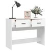 vidaXL Table console Blanc 100x39x75 cm Bois d'ing&eacute;nierie