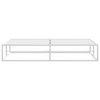 vidaXL Cadre de lit sans matelas blanc 180x200 cm métal