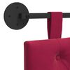 vidaXL T&ecirc;te de lit suspendue Bordeaux 170 x 55 x 7 cm Velours