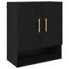 vidaXL Meuble mural 60 x 31 x 70 cm Bois d'ing&eacute;nierie Ch&ecirc;ne noir