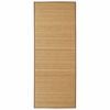 vidaXL Tapis en bambou marron &agrave; latte rectangulaire 80 x 200 cm
