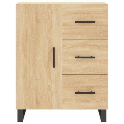 vidaXL Buffet chêne sonoma 69,5x34x90 cm bois d'ingénierie