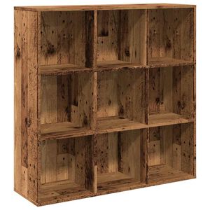vidaXL Armoire &agrave; livres vieux bois 98x29x97,5 cm
