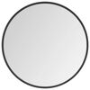 vidaXL Miroir mural Noir 60 cm