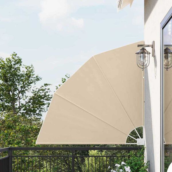 vidaXL &Eacute;cran de confidentialit&eacute; pour balcon Beige 140 x 140 cm