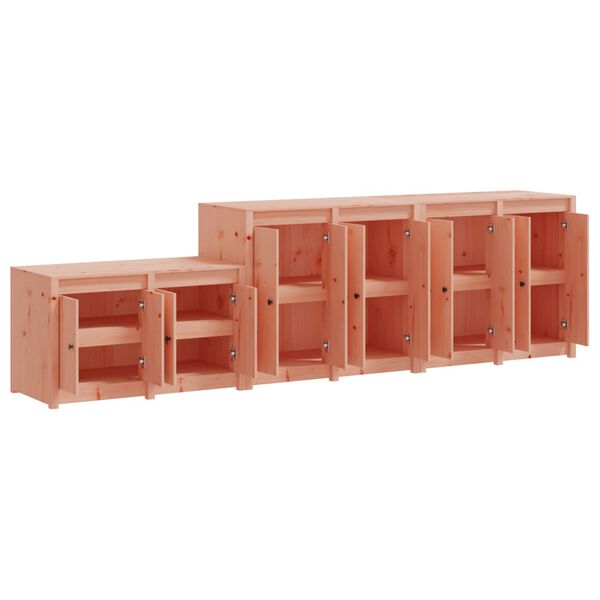 vidaXL Armoires de cuisine d'ext&eacute;rieur 3 pcs bois massif douglas