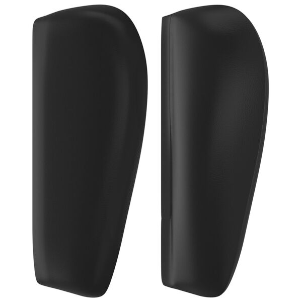 vidaXL T&ecirc;te de lit avec oreilles Noir 93x23x78/88 cm Similicuir