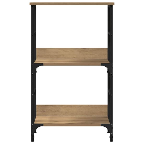 vidaXL Biblioth&egrave;que ch&ecirc;ne artisanal 50x33x82 cm bois d'ing&eacute;nierie