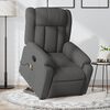 vidaXL Fauteuil de massage inclinable Gris fonc&eacute; Tissu