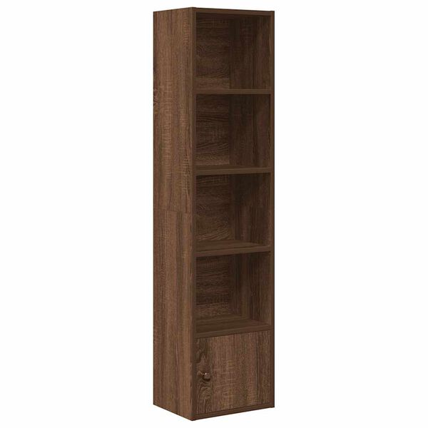 vidaXL Biblioth&egrave;que ch&ecirc;ne marron 31x24x127 cm bois d'ing&eacute;nierie