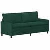 vidaXL Canap&eacute; Vert fonc&eacute; 196 x 81 x 87,5 cm Velours
