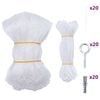 vidaXL Filet pour chat transparent en nylon 6 x 3 m