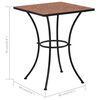 vidaXL Ensemble de bistro 3 pcs mosaïque Carreau céramique Terre cuite